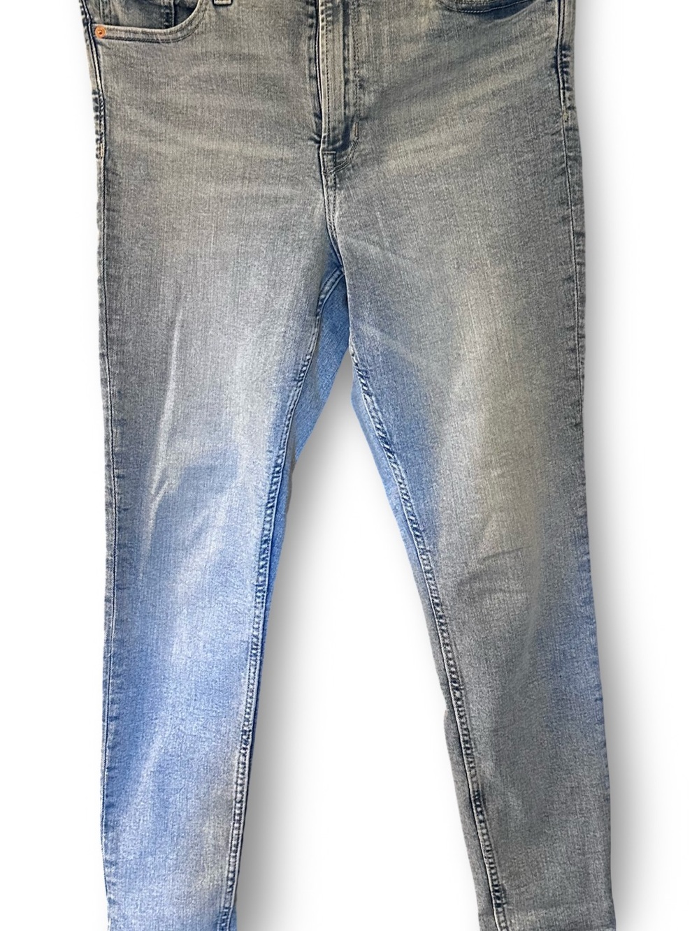 GAP Women's Faded Light Blue Gray Skinny Jeans